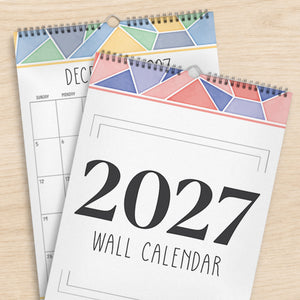 2027 Mosaic Wall Calendar