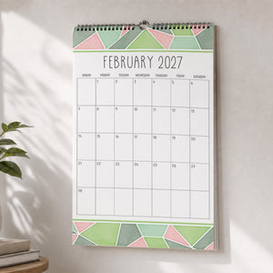 2027 Mosaic Wall Calendar