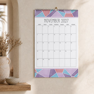2027 Mosaic Wall Calendar