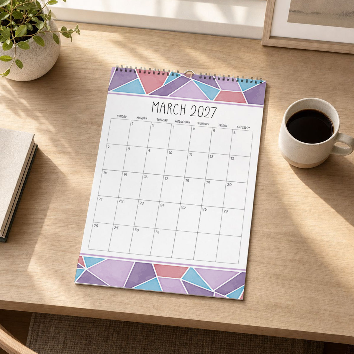 2027 Mosaic Wall Calendar
