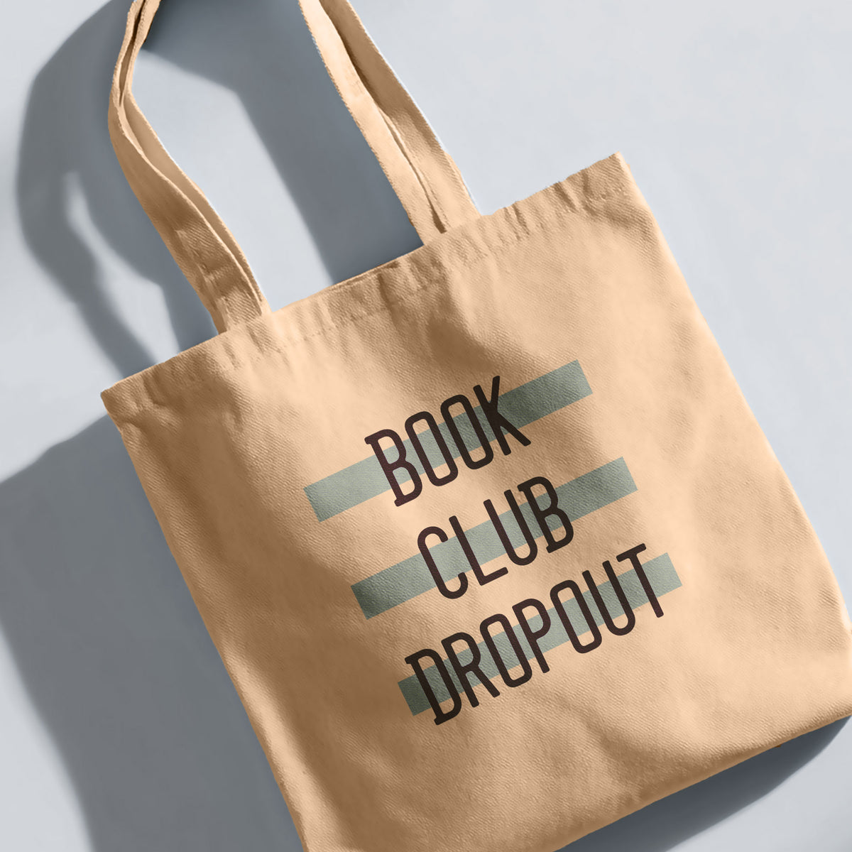Book Club Dropout Tote Bag