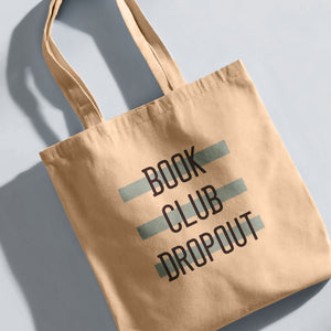 Book Club Dropout Tote Bag