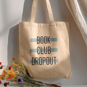Book Club Dropout Tote Bag