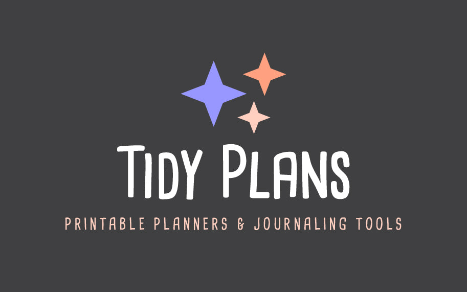 tidy plans · cute calendars