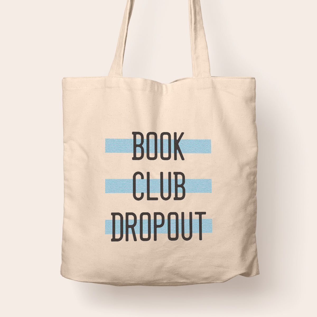 Book Club Dropout Tote Bag